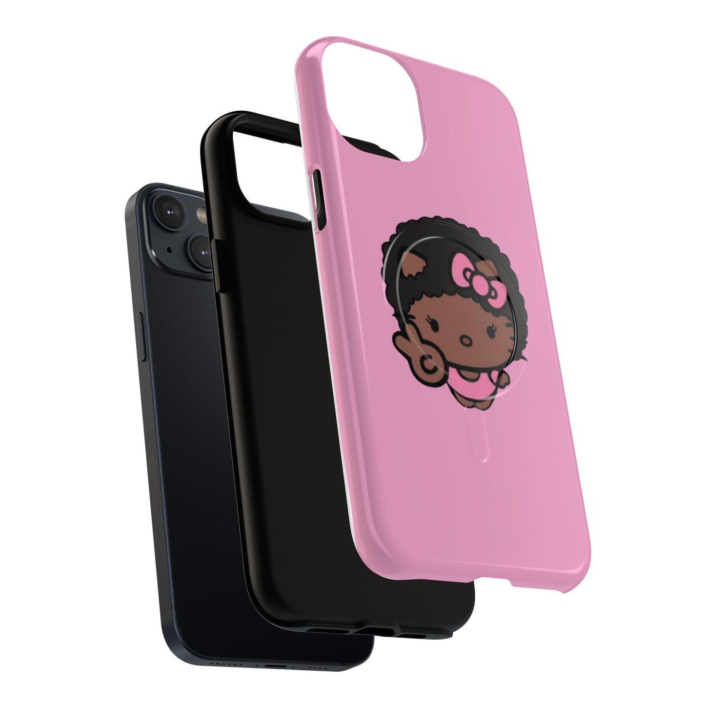 Phone Case - Cute Afro Hello Kitty