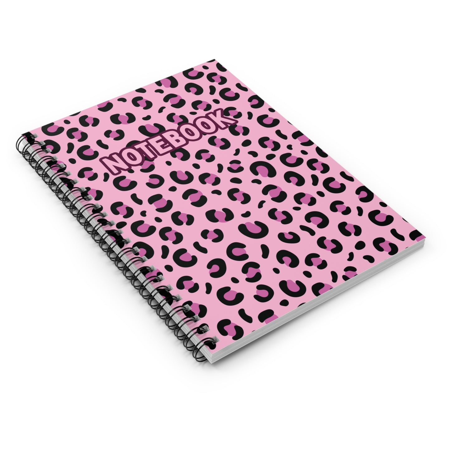 Journal - Pink Leopard Spiral