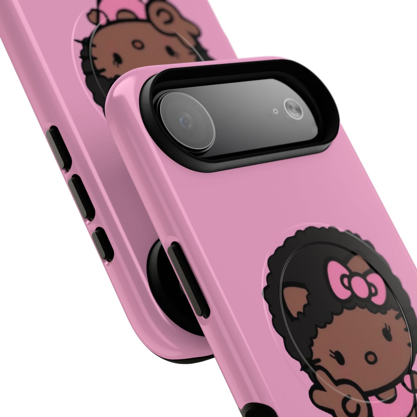 Phone Case - Cute Afro Hello Kitty