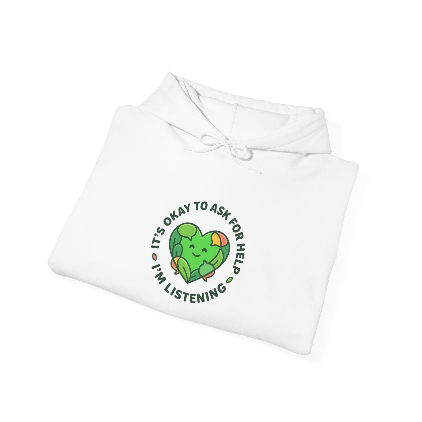 Mental Health Matters Hoodie | Wear Green awareness ribbon, be kind