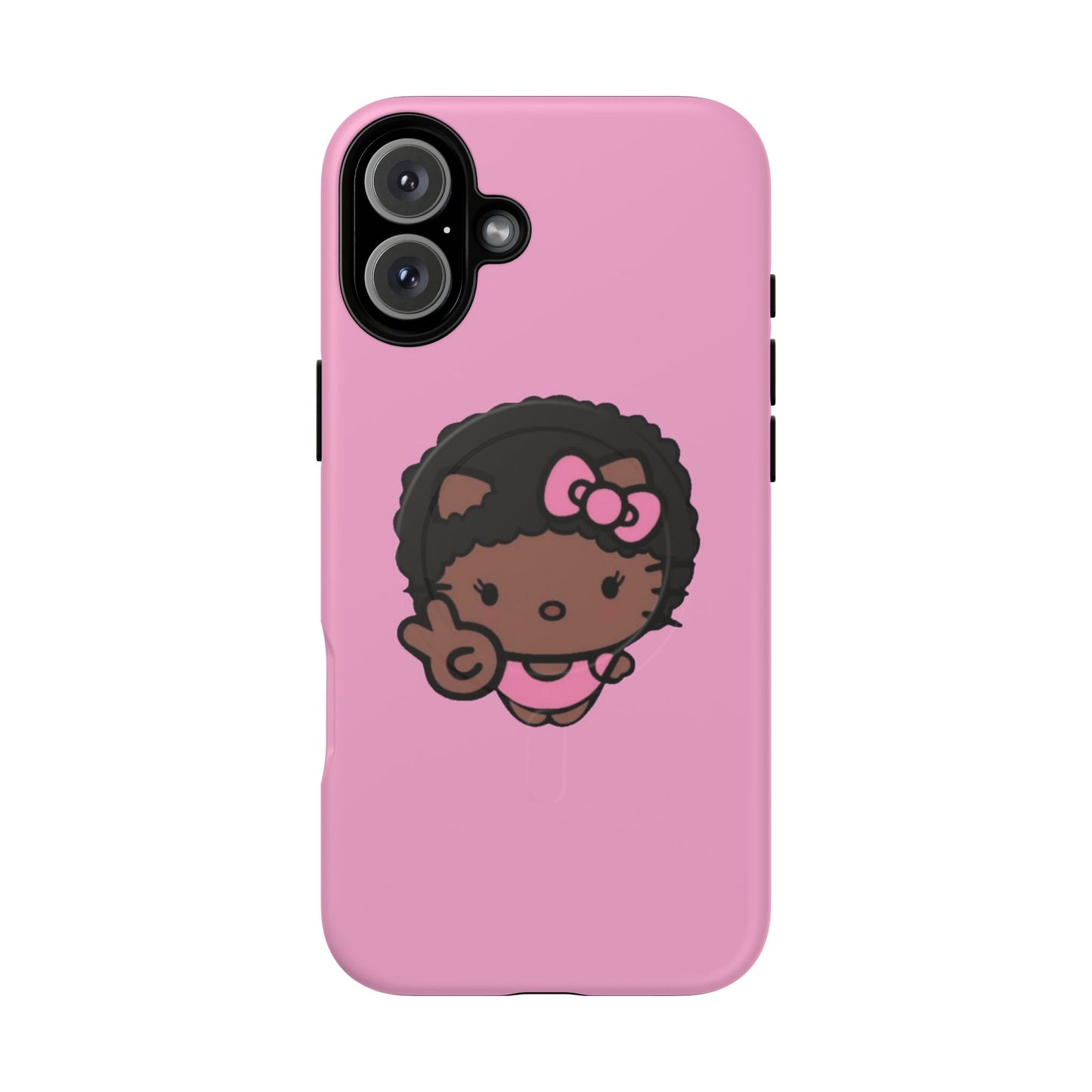 Phone Case - Cute Afro Hello Kitty