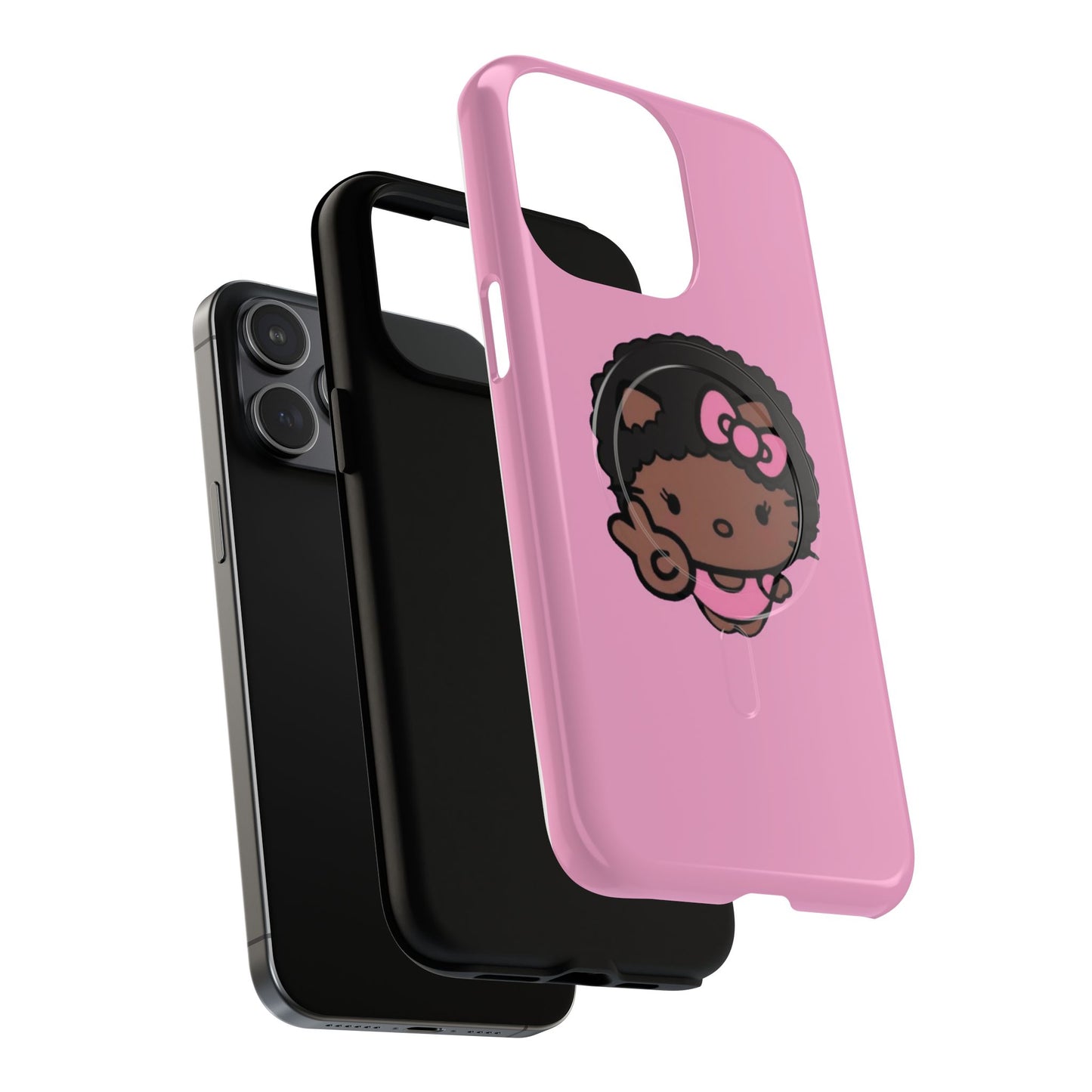 Phone Case - Cute Afro Hello Kitty