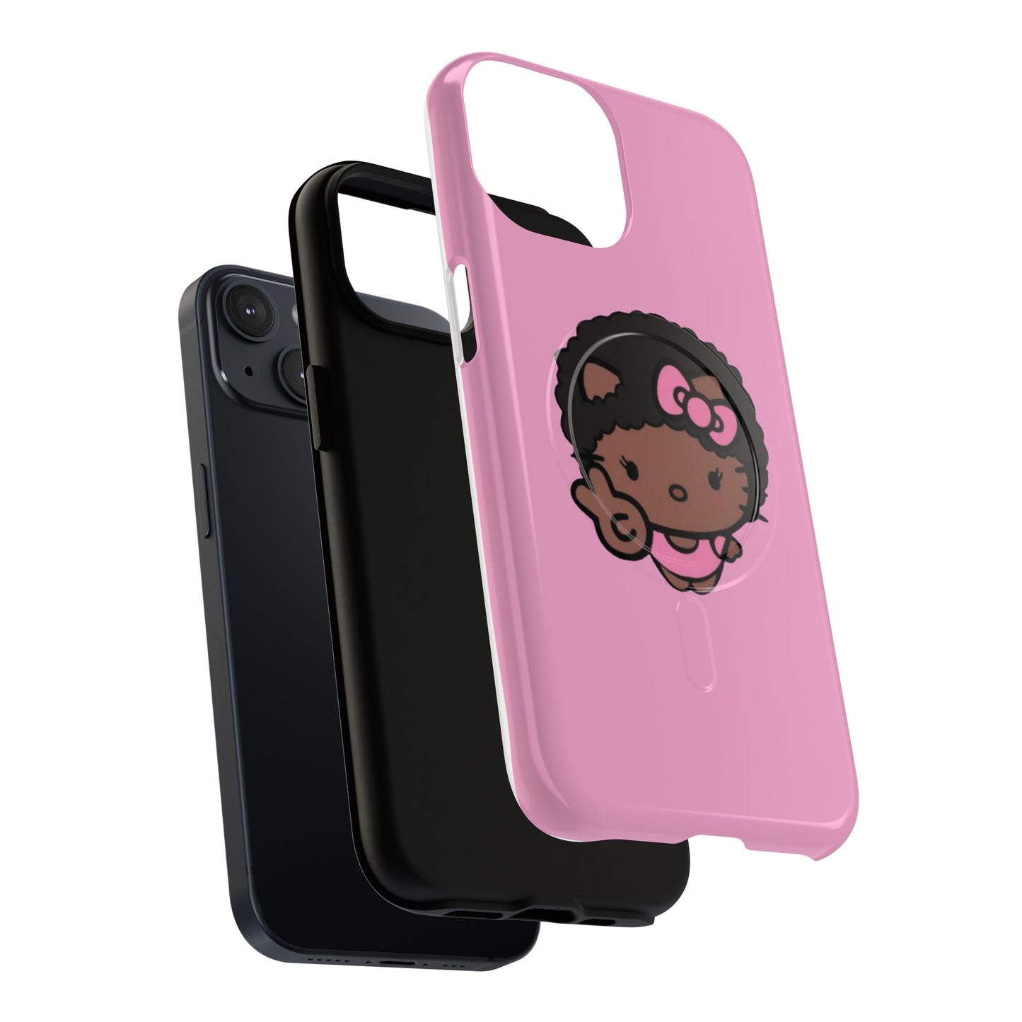 Phone Case - Cute Afro Hello Kitty