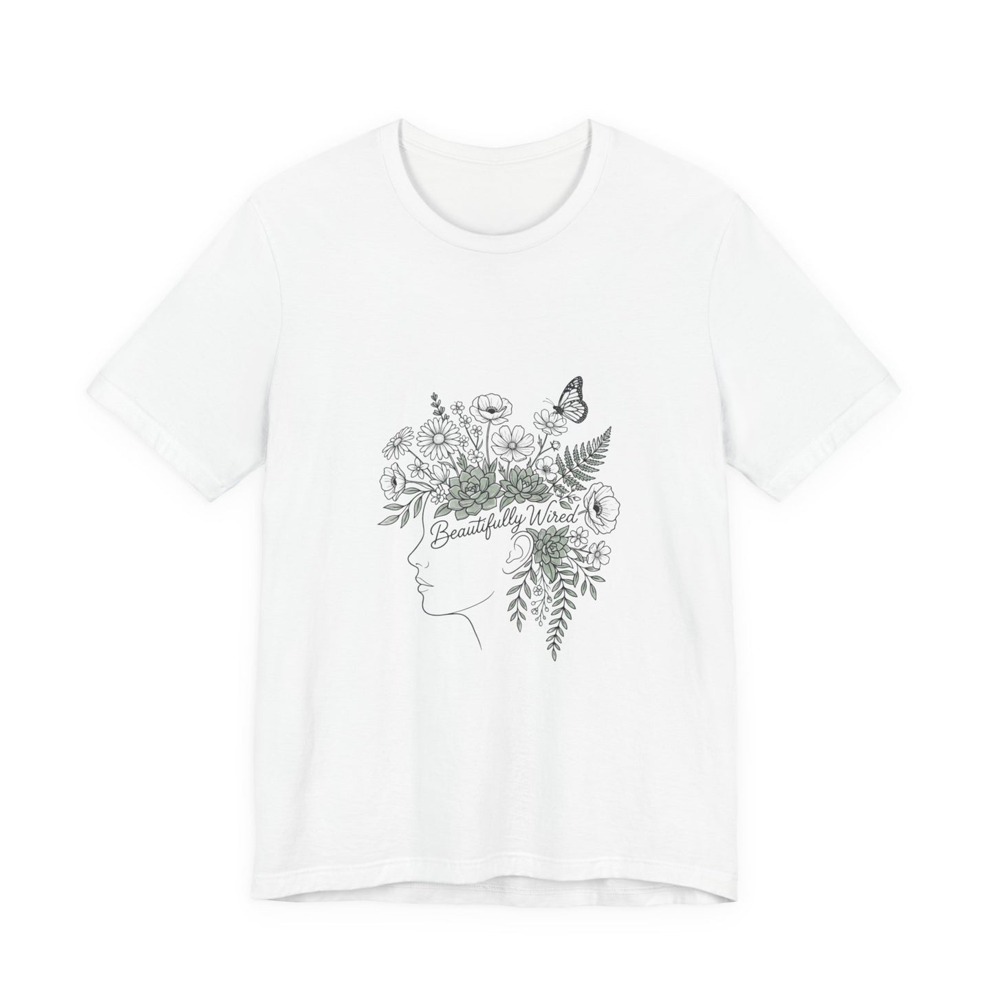 T-Shirt - Autistic Pride Floral